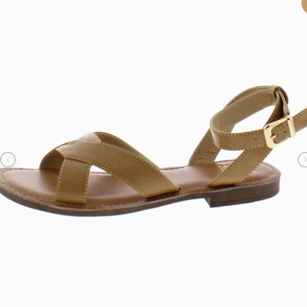 [JANE AND THE SHOE] ELLA ANKLE STRAP STRAPPY FLAT SANDALS